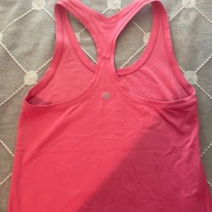 pink Lululemon tank top size 6